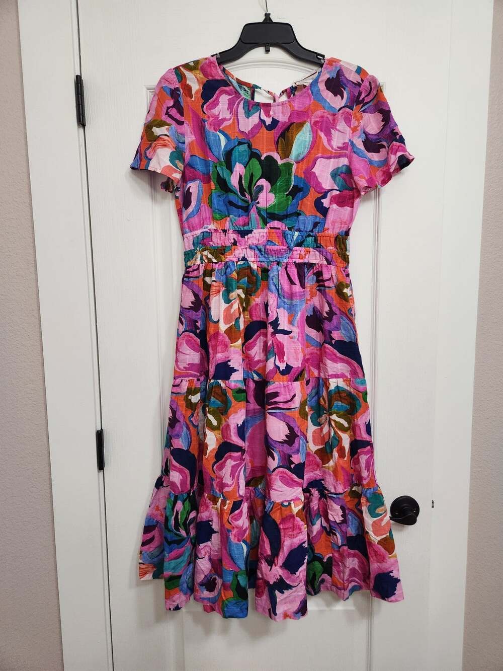 NWOT Johnny Was Workshop Smoked Tier dress size XS